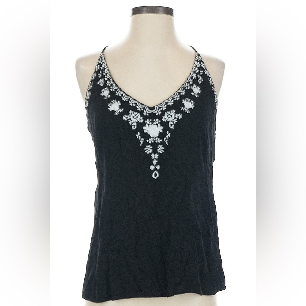 Elegant Black Floral Camisole - Picture 1 of 6